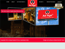 Tablet Screenshot of adageoutdoor.com